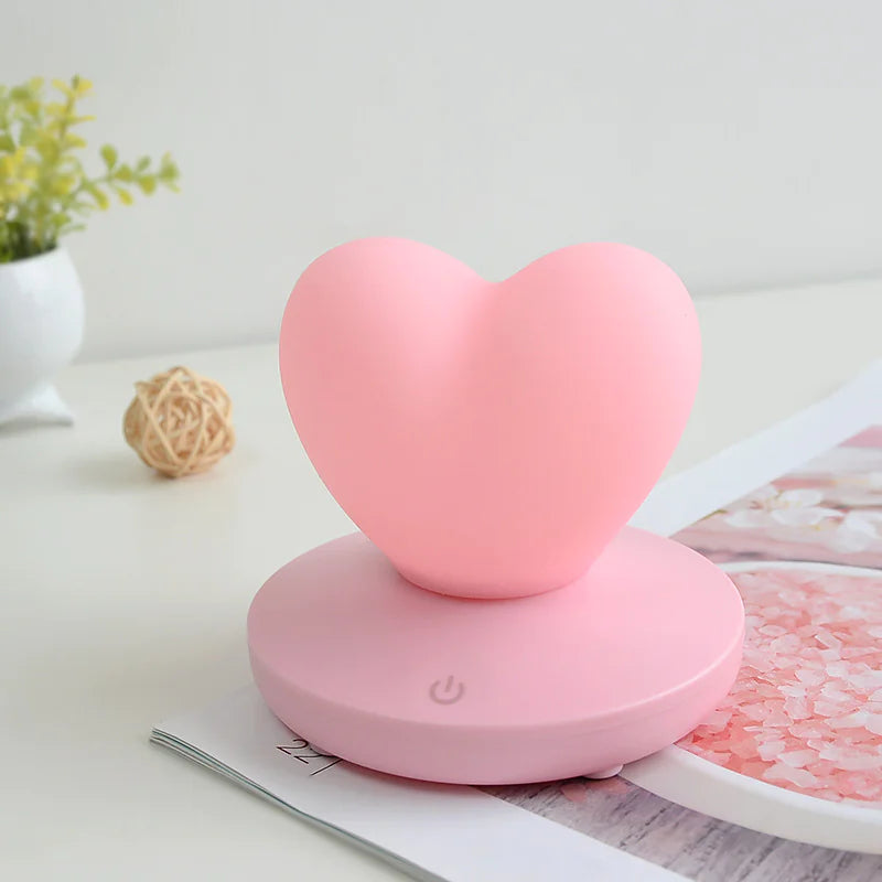 Romantic Heart-Shaped LED Night Light