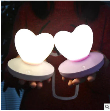 Romantic Heart-Shaped LED Night Light